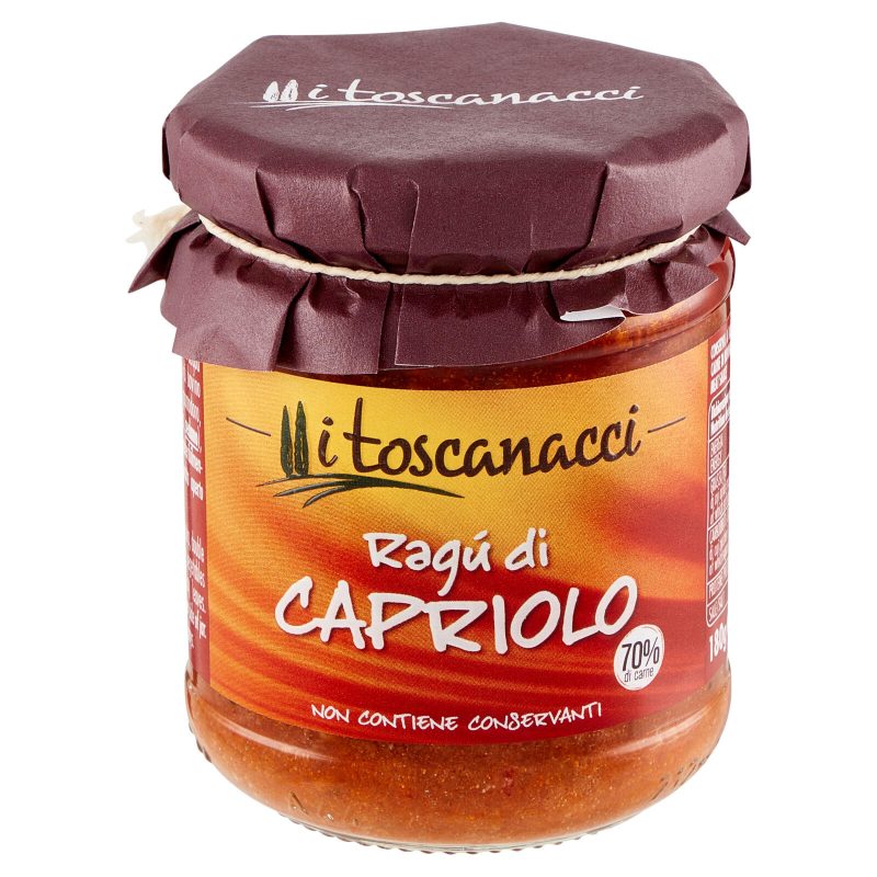 I toscanacci Ragù di Capriolo 180 g