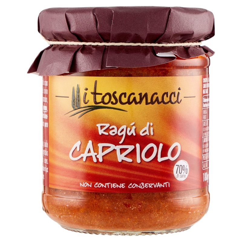 I toscanacci Ragù di Capriolo 180 g