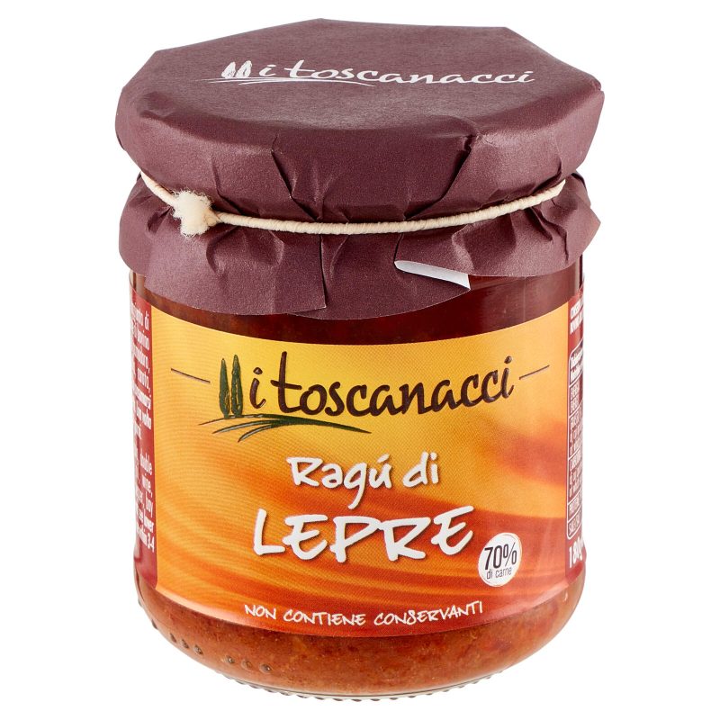 I toscanacci Ragù di Lepre 180 g