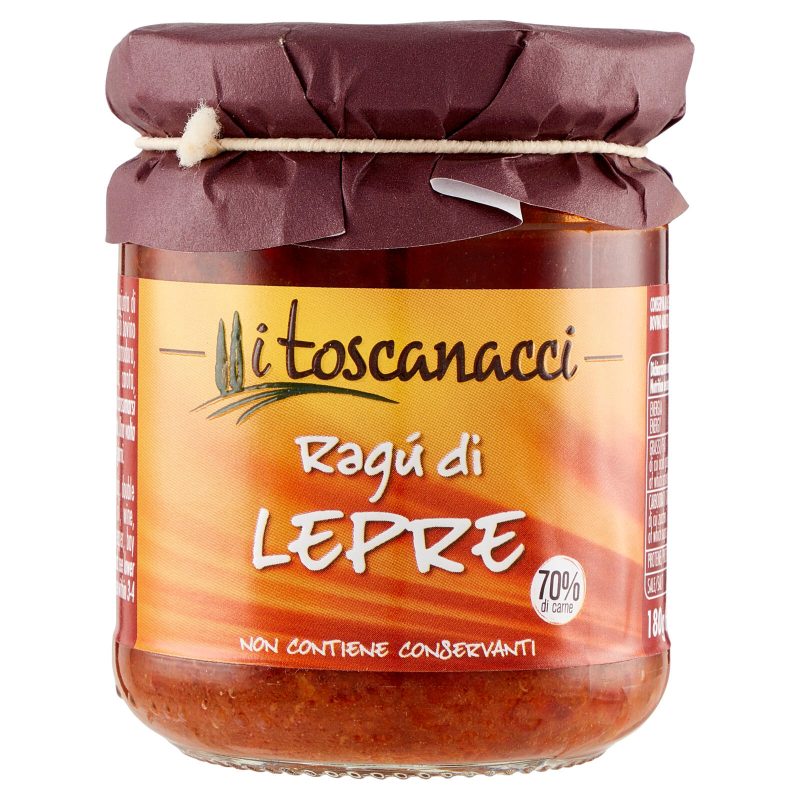 I toscanacci Ragù di Lepre 180 g