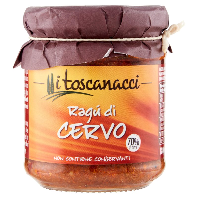 I toscanacci Ragù di Cervo 180 g