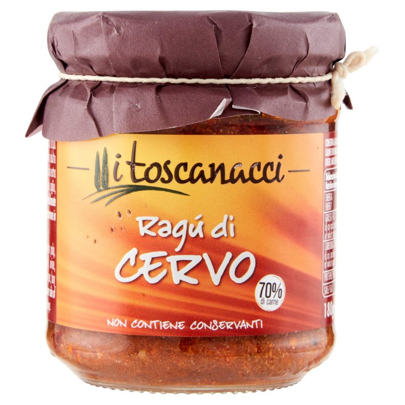 I toscanacci Ragù di Cervo 180 g