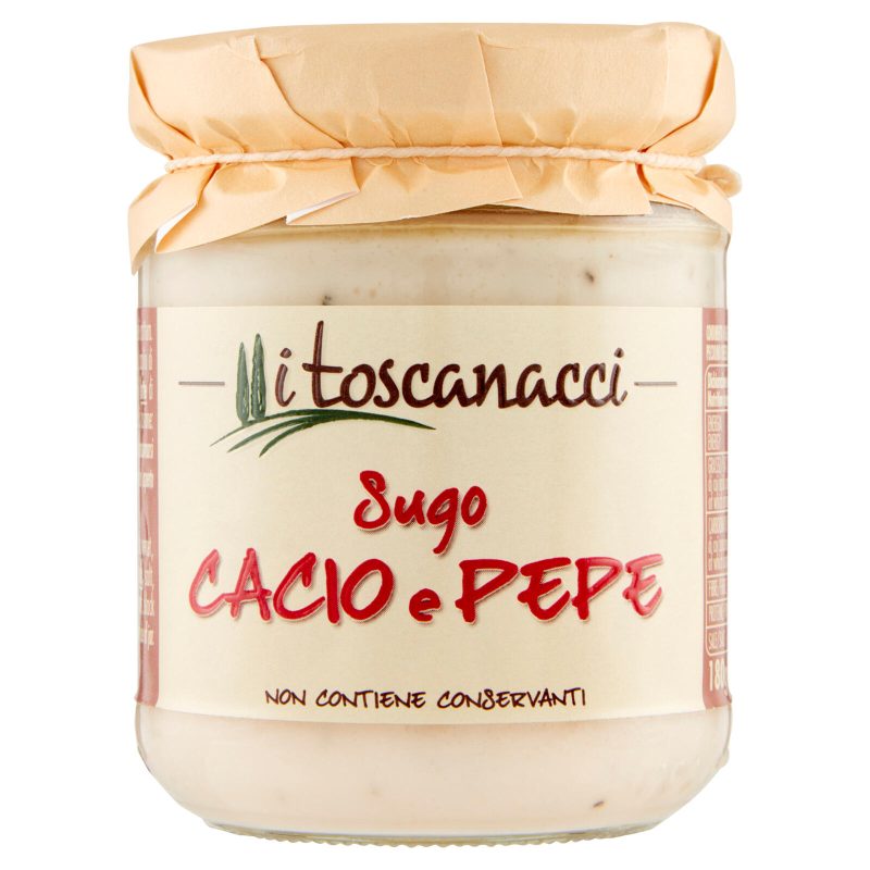 I toscanacci Sugo Cacio e Pepe 180 g