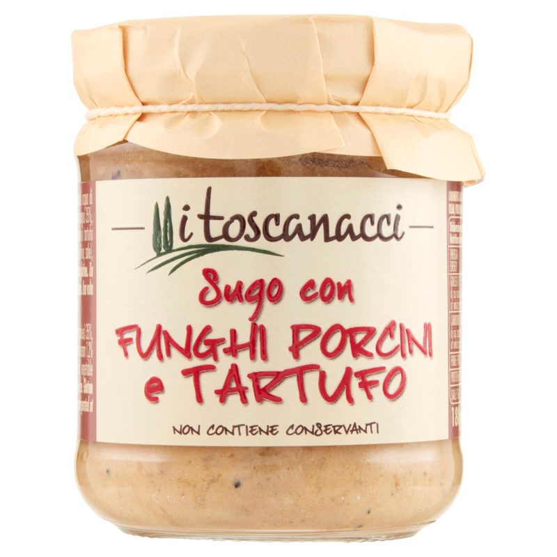 i toscanacci Sugo con Funghi Porcini e Tartufo 180 g