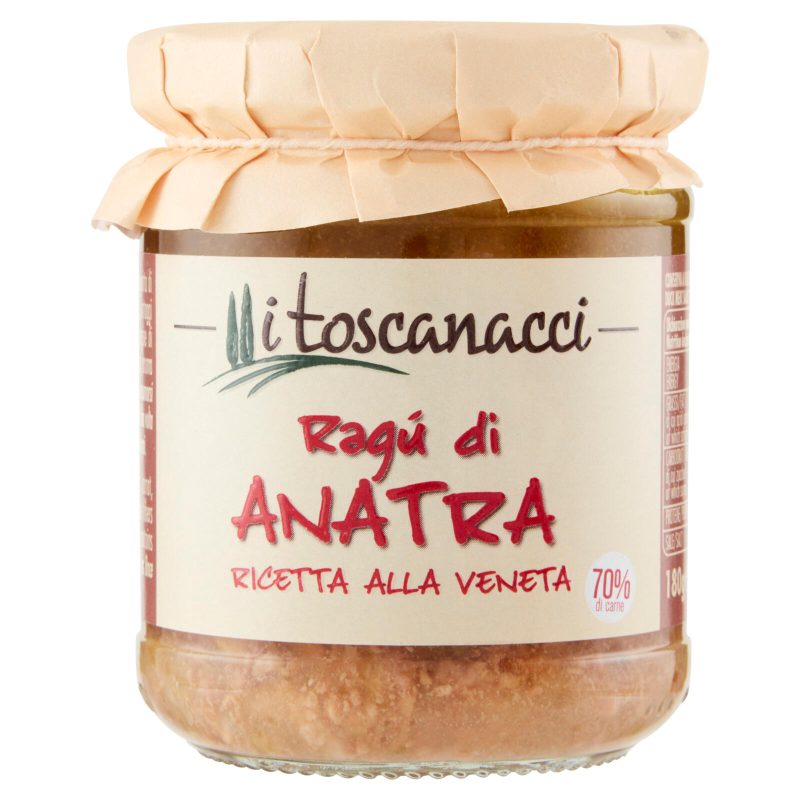 i toscanacci Ragù di Anatra Ricetta alla Veneta 180 g