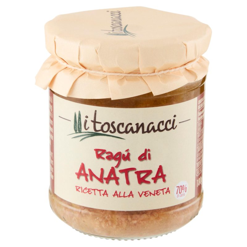 i toscanacci Ragù di Anatra Ricetta alla Veneta 180 g