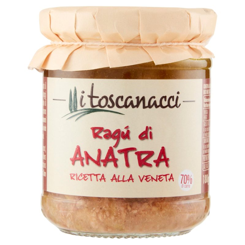 i toscanacci Ragù di Anatra Ricetta alla Veneta 180 g