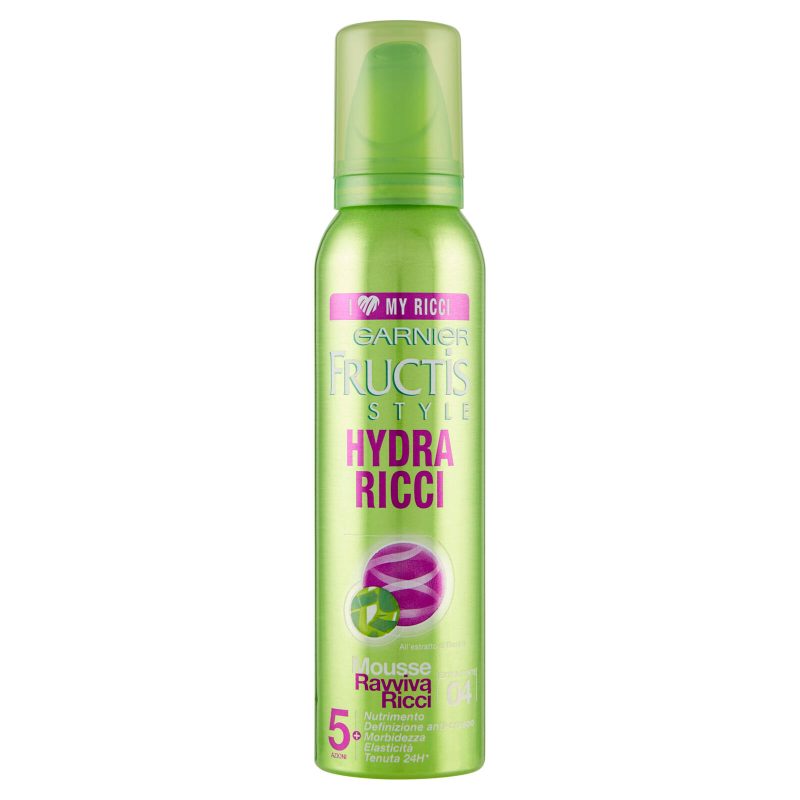 Garnier Fructis Hydra Ricci, Mousse ravviva ricci fissaggio extra forte 150 ml