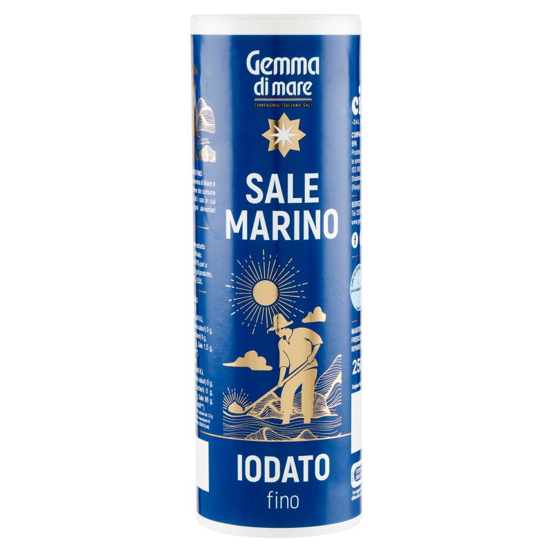 Gemma di mare Sale Marino Iodato fino 250 g