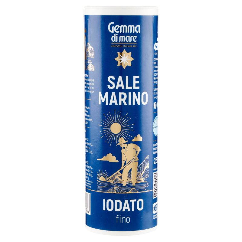 Gemma di mare Sale Marino Iodato fino 250 g