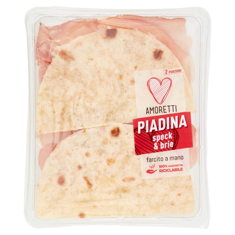 Amoretti Piadina speck & brie 180 g