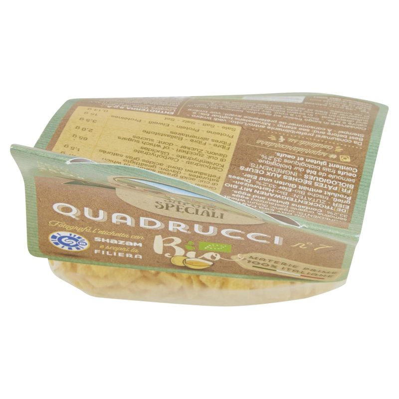 Camerino Bio Quadrucci n. 7 all'uovo 250 gr