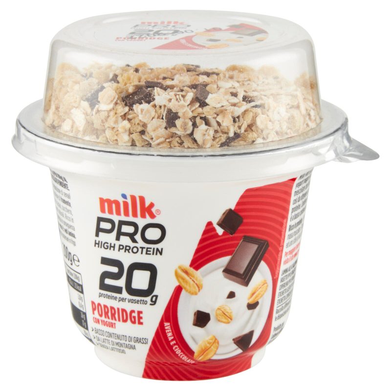 Milk Pro High Protein 20g Porridge con Yogurt Avena e Cioccolato Fondente 200 g