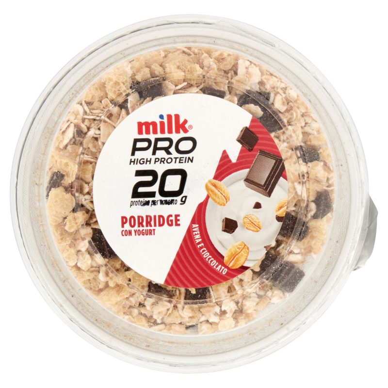 Milk Pro High Protein 20g Porridge con Yogurt Avena e Cioccolato Fondente 200 g