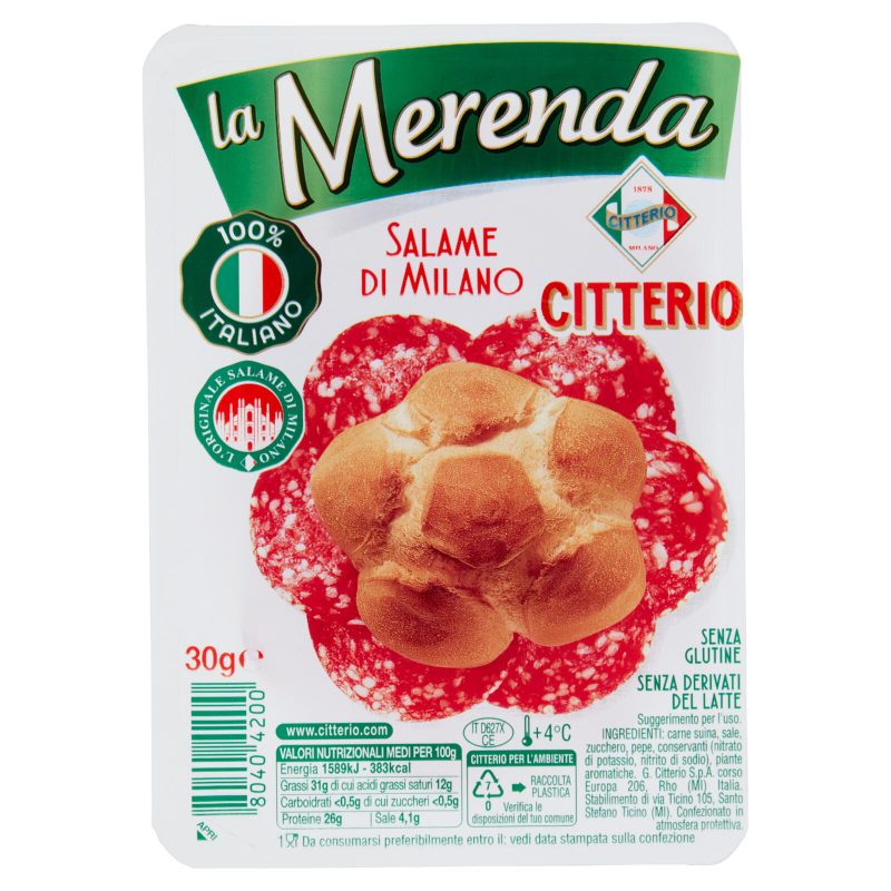 Citterio la Merenda Salame di Milano 30 g