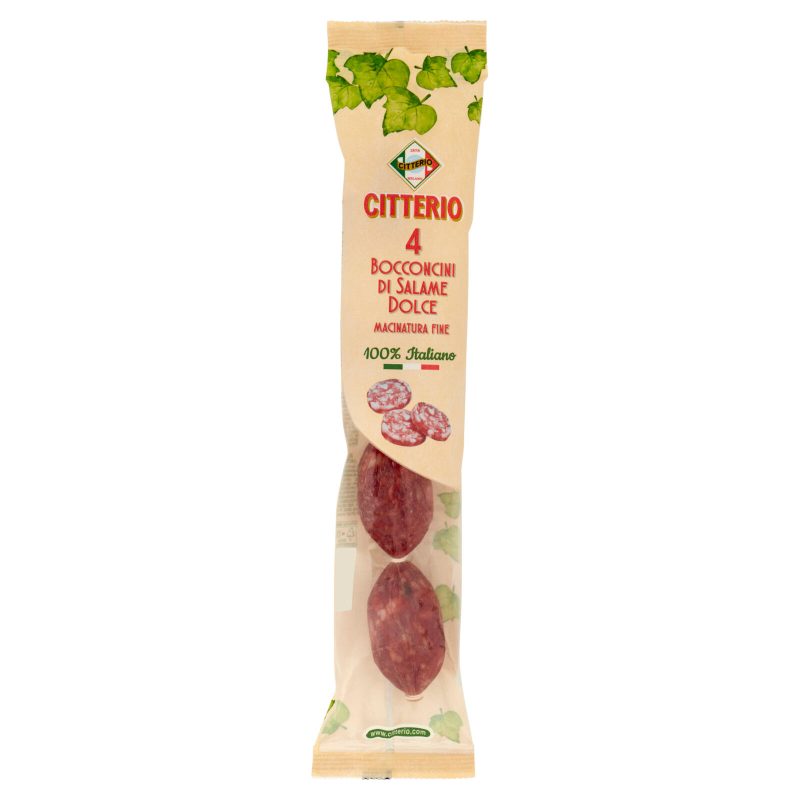 Citterio 4 Bocconcini di Salame Dolce 150 g