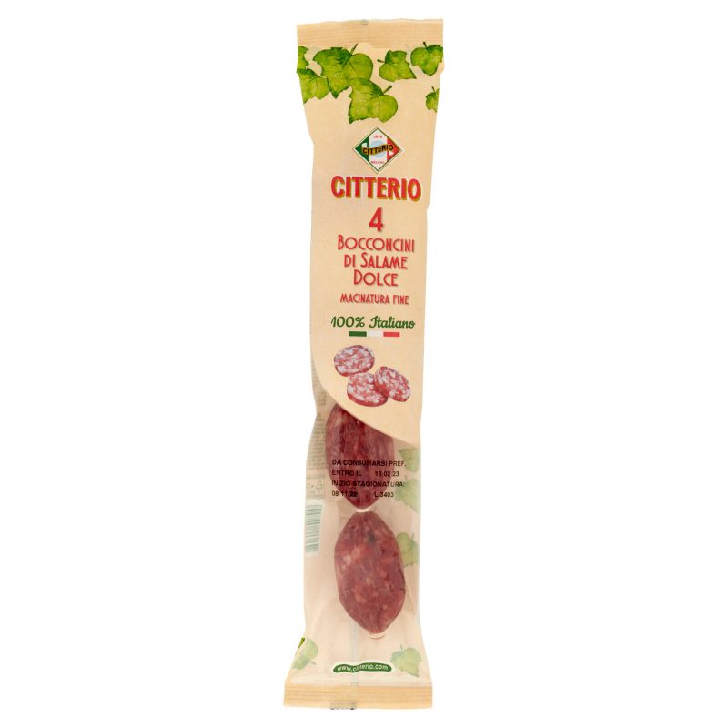 Citterio 4 Bocconcini di Salame Dolce 150 g