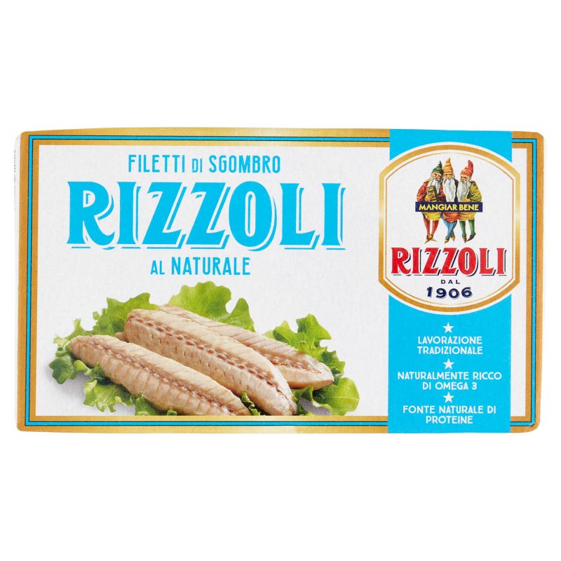 Rizzoli Filetti di Sgombro al Naturale 125 g