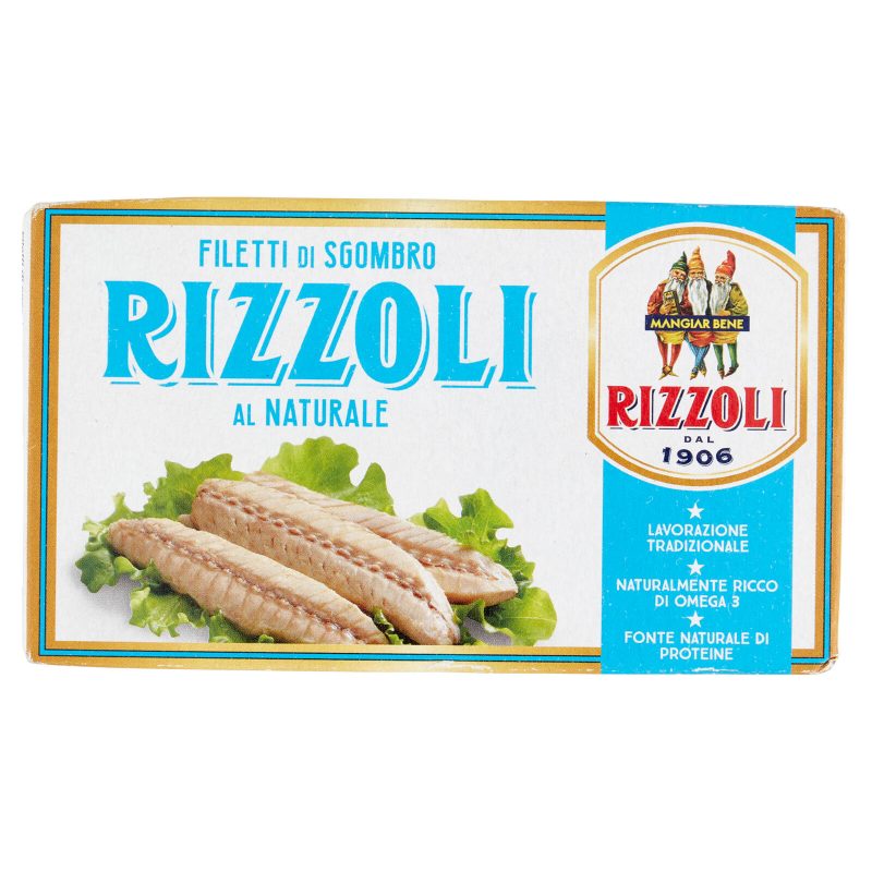 Rizzoli Filetti di Sgombro al Naturale 125 g