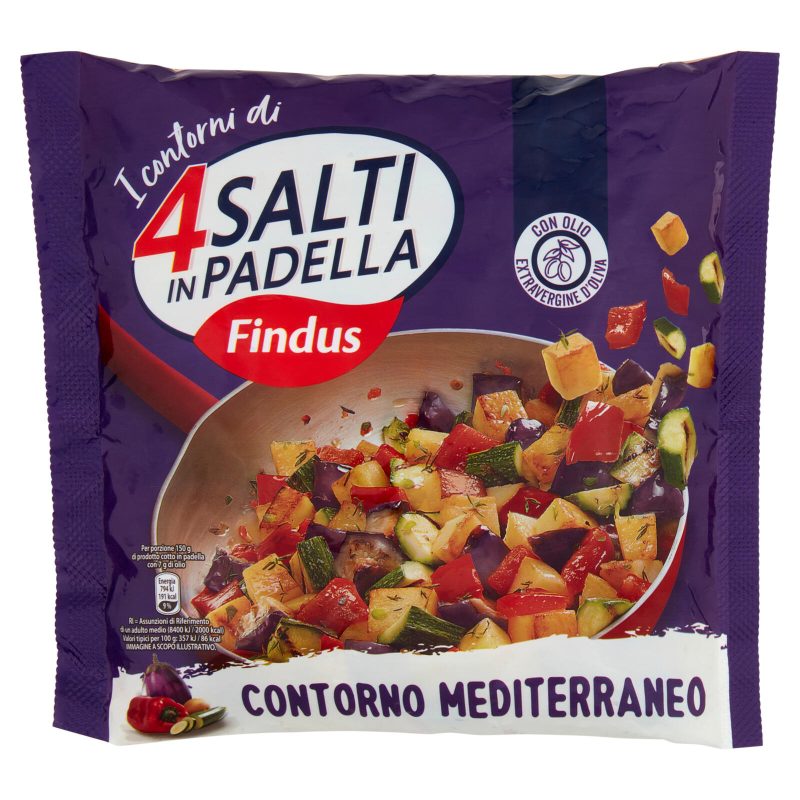 4 Salti in Padella Findus Contorno Mediterraneo 450 g