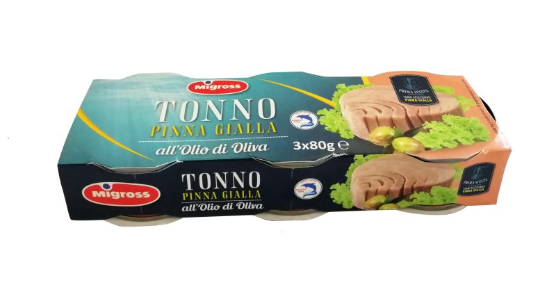 Migross Tonno all'Olio di Oliva 3x80 g