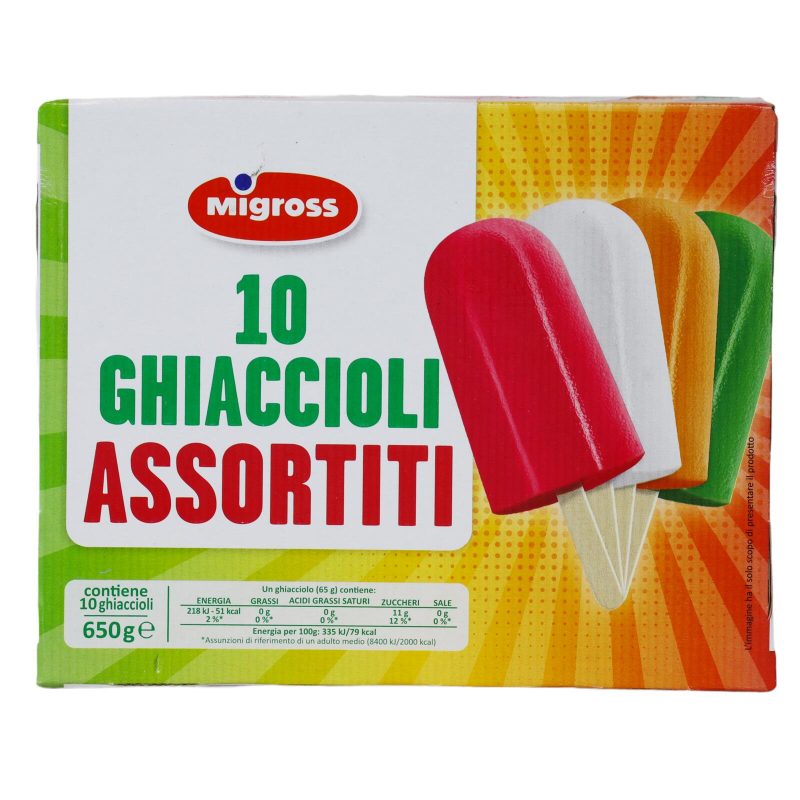 Migross Ghiaccioli Assortiti 10x65 g