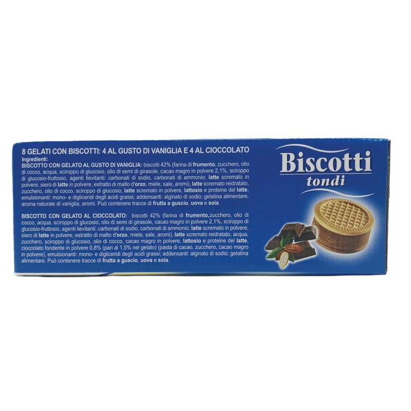 Migross Biscotti Gelato tondi assortiti 8x35 g