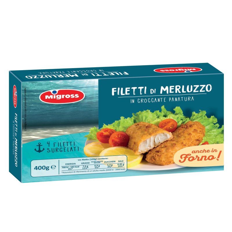 Migross Filetti di merluzzo impanati 400 g