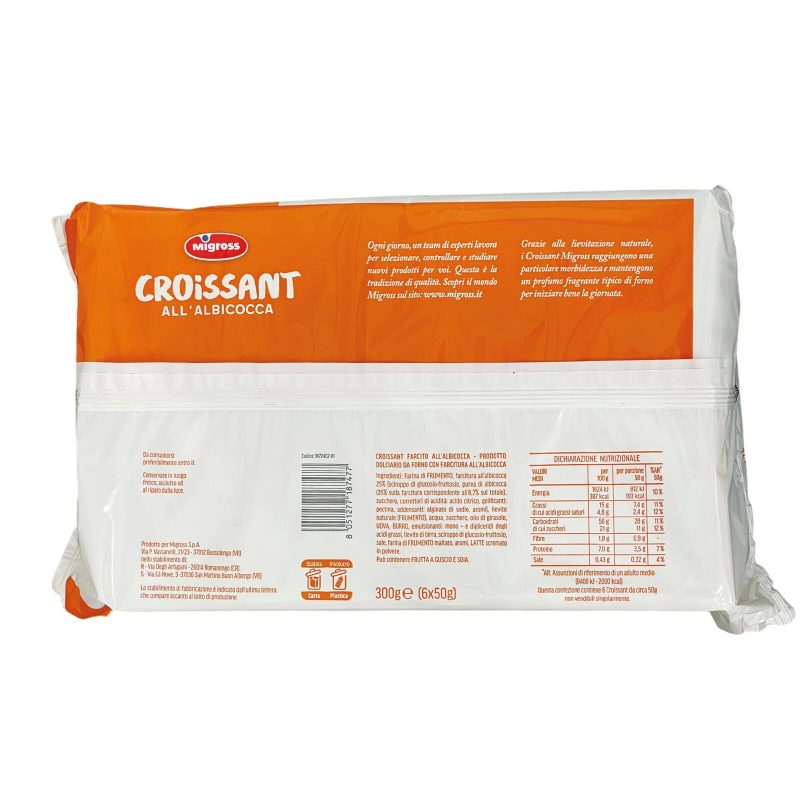 Migross Croissant Albicocca 300 g