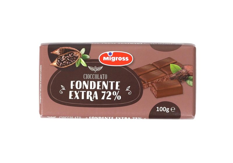 Migross Tavoletta Cioccolato Fondente Extra 72% 100 g