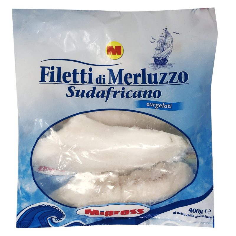 Migross Filetti di Merluzzo Sudafricano surgelati 400 g