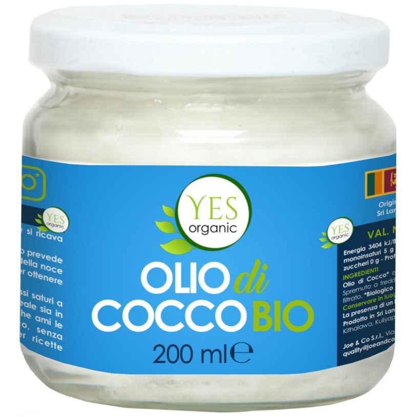 Olio Vergine di Cocco BIO
200 ml