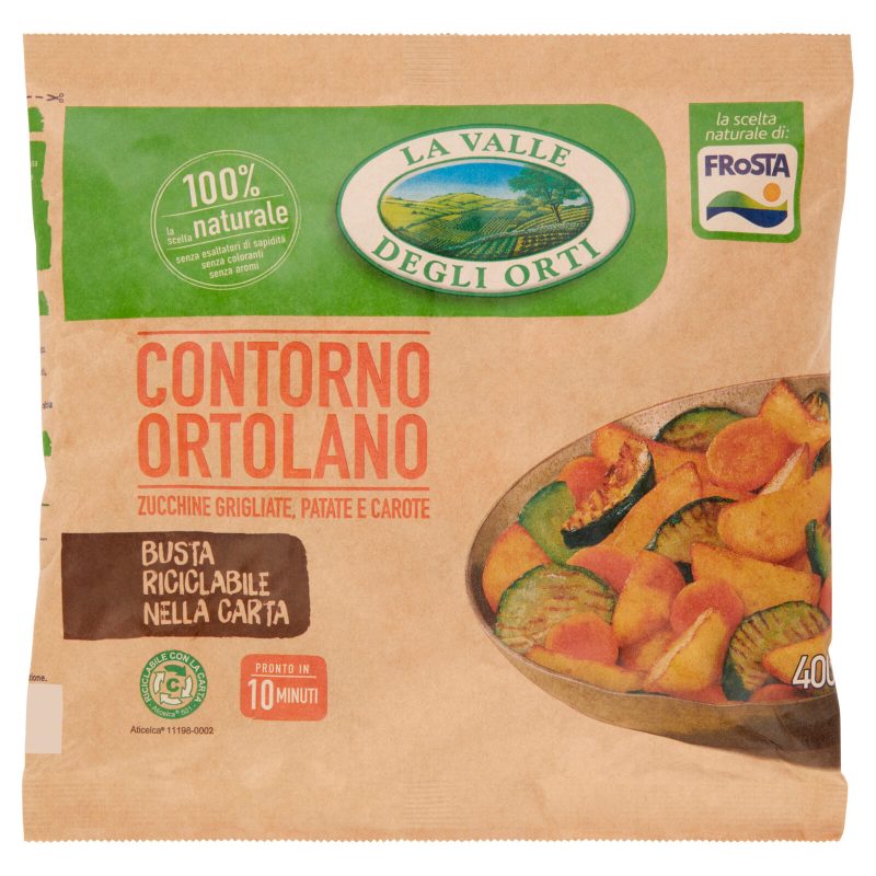 CONTORNO ORTOLANO VALLE DEGLI ORTI
400 g