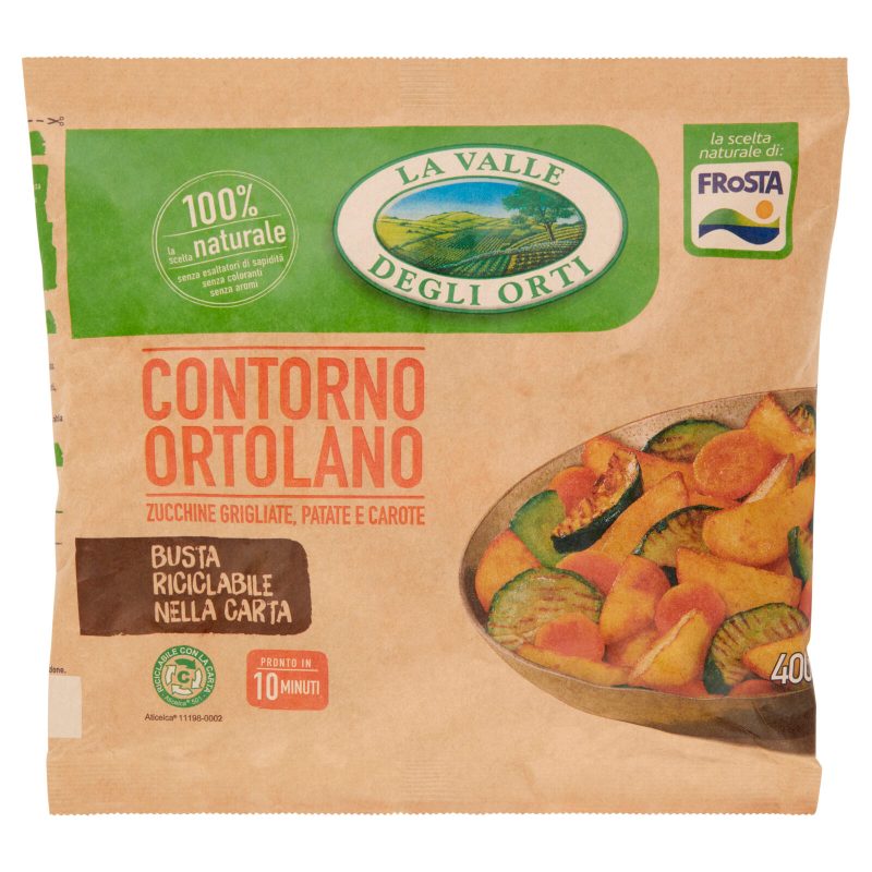 CONTORNO ORTOLANO VALLE DEGLI ORTI
400 g