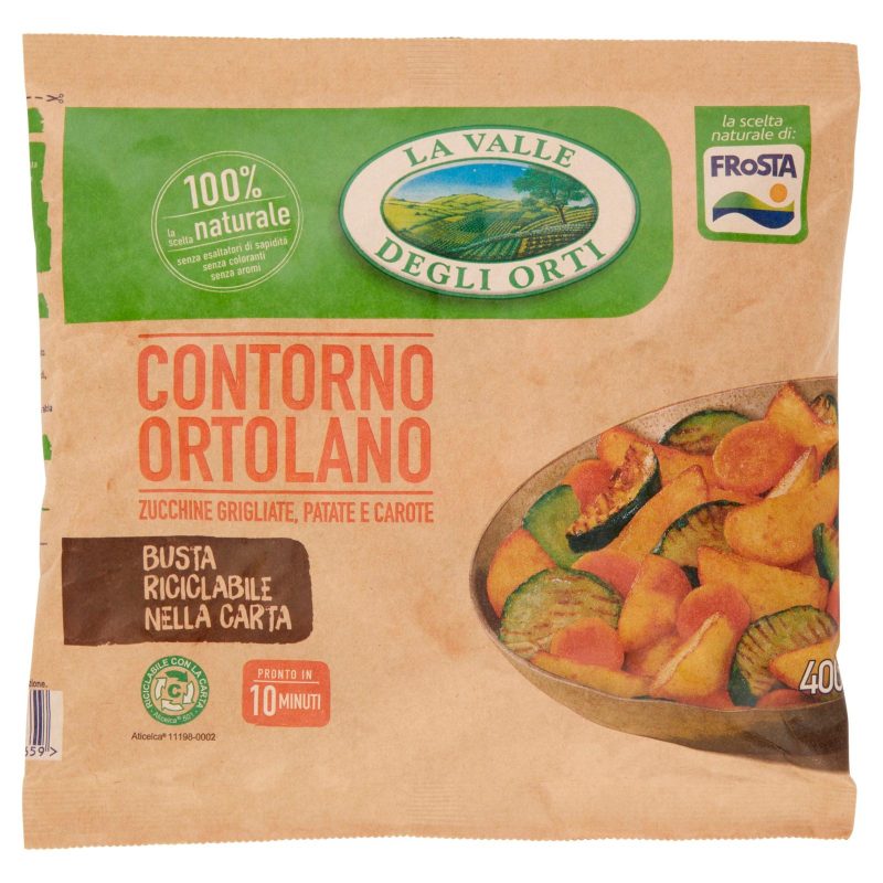 CONTORNO ORTOLANO VALLE DEGLI ORTI
400 g