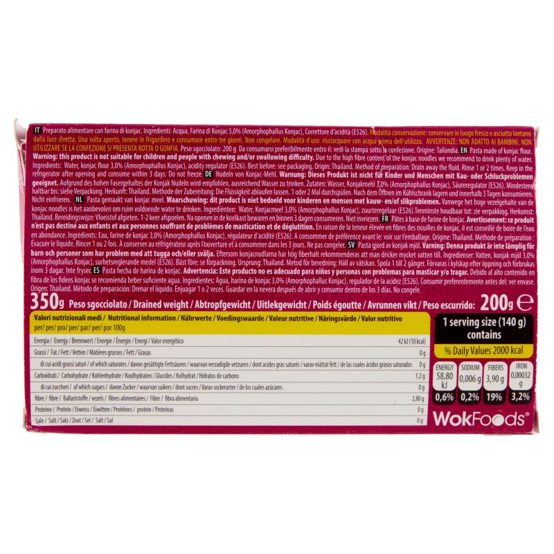 WokFoods Konjac Linguine 350 g