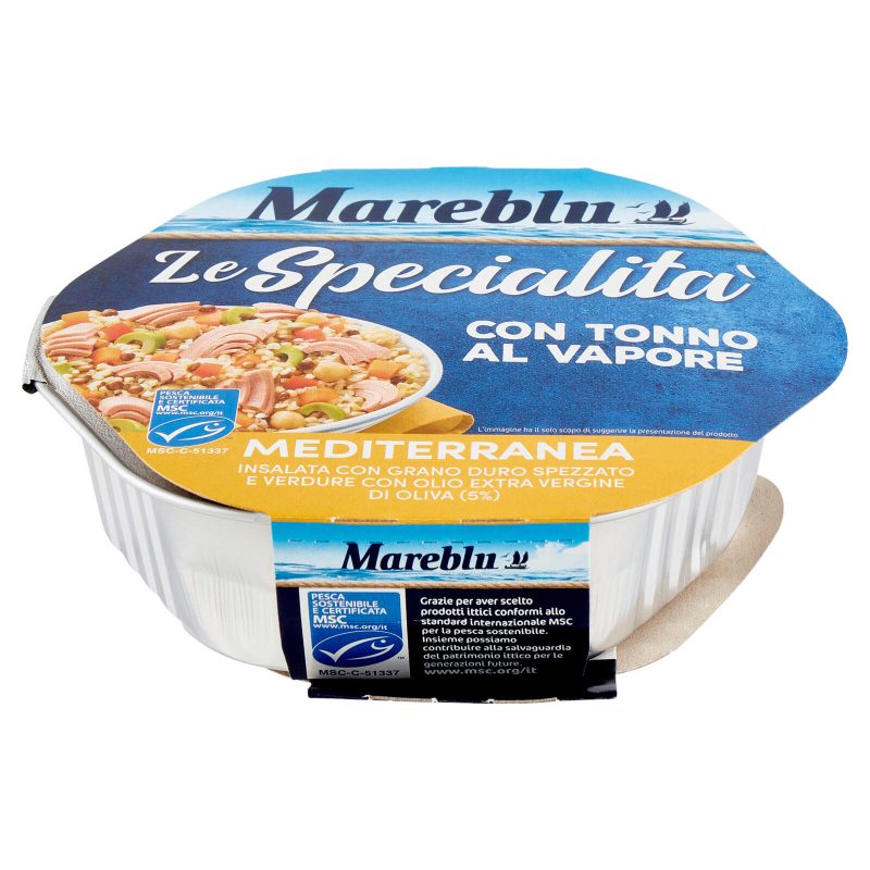 Mareblu Le Specialità con Tonno al Vapore Mediterranea 220 g