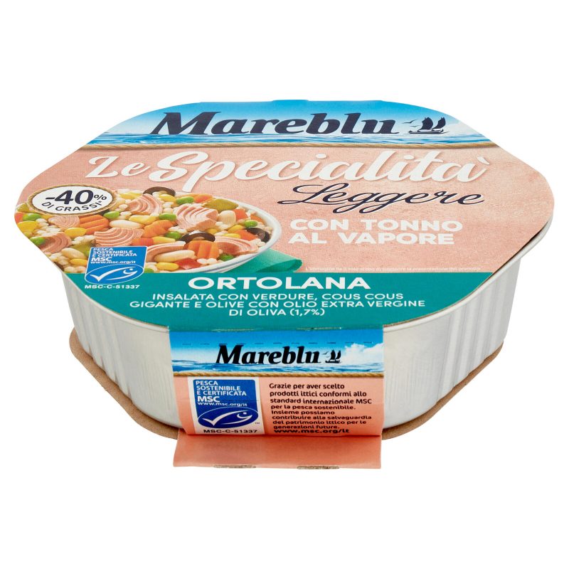 Mareblu Le Specialità Leggere con Tonno al Vapore Ortolana 220 g