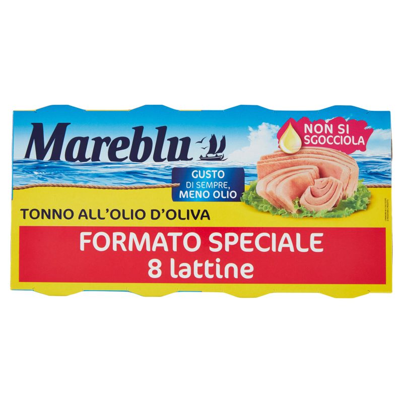 Mareblu Tonno all'Olio d'Oliva 8 x 60 g