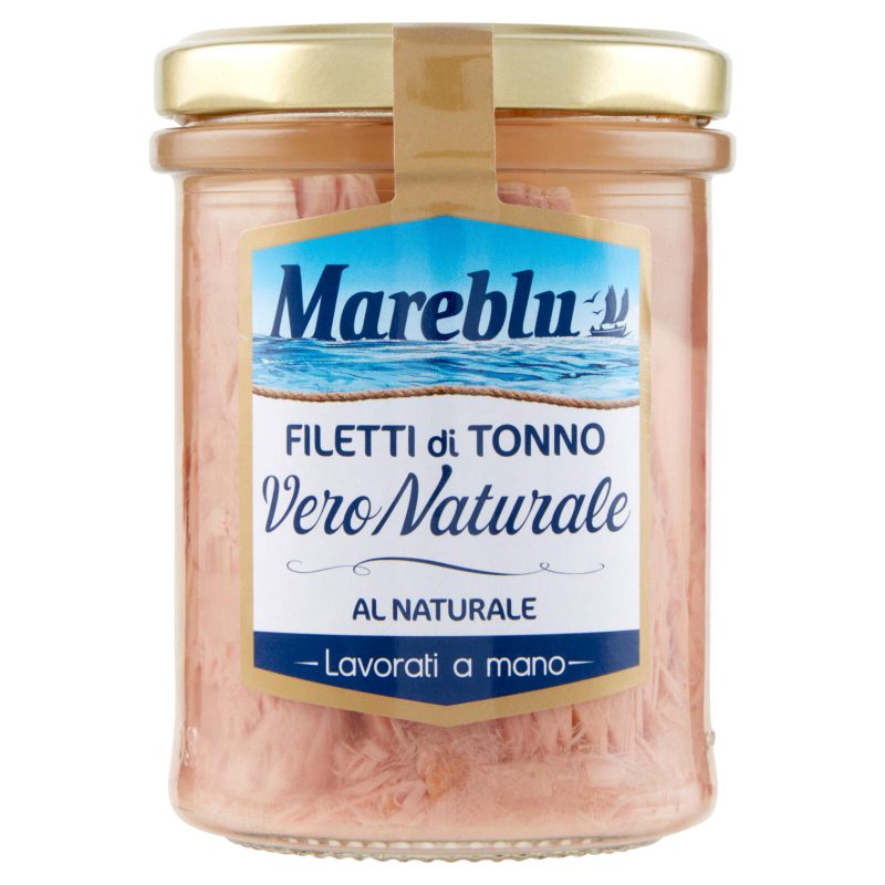 Mareblu Vero Naturale Filetti di Tonno al Naturale 180 g