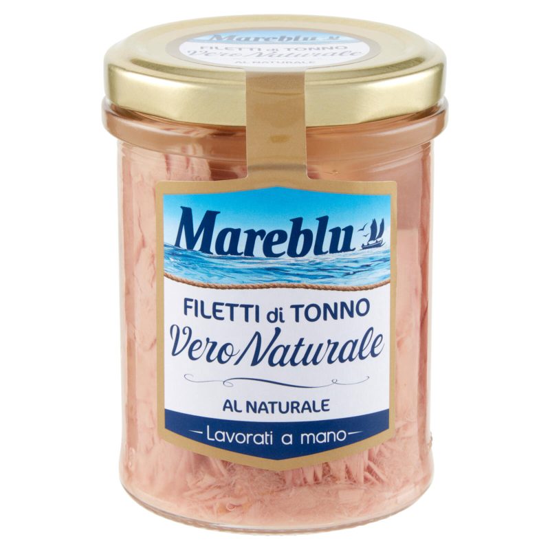 Mareblu Vero Naturale Filetti di Tonno al Naturale 180 g