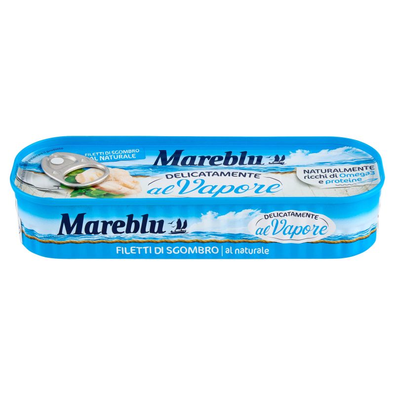 Mareblu Delicatamente al Vapore Filetti di Sgombro al naturale 110 g