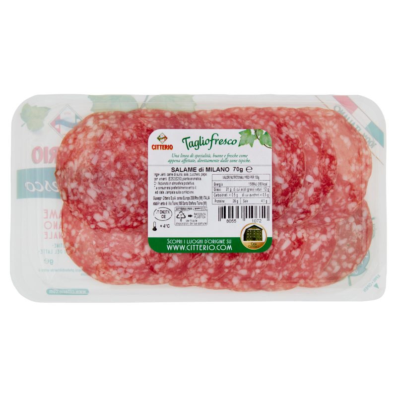 Salame di Milano Tagliofresco Citterio 
l'Originale 
70 g