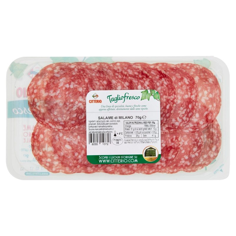 Salame di Milano Tagliofresco Citterio 
l'Originale 
70 g