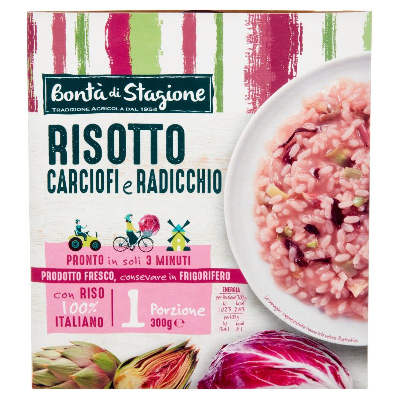 Bontà di Stagione Risotto Carciofi e Radicchio 300 g