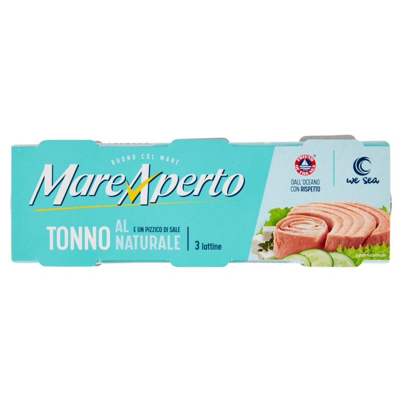 MareAperto Tonno al Naturale e un Pizzico di Sale 3 x 80 g