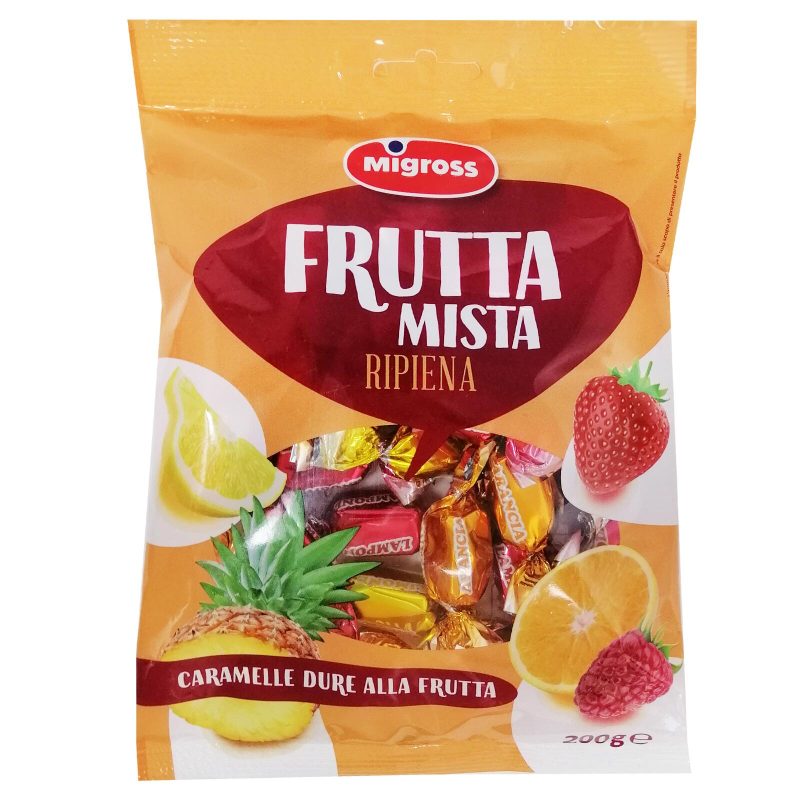 Migross Caramelle frutta mista ripiena 200 g