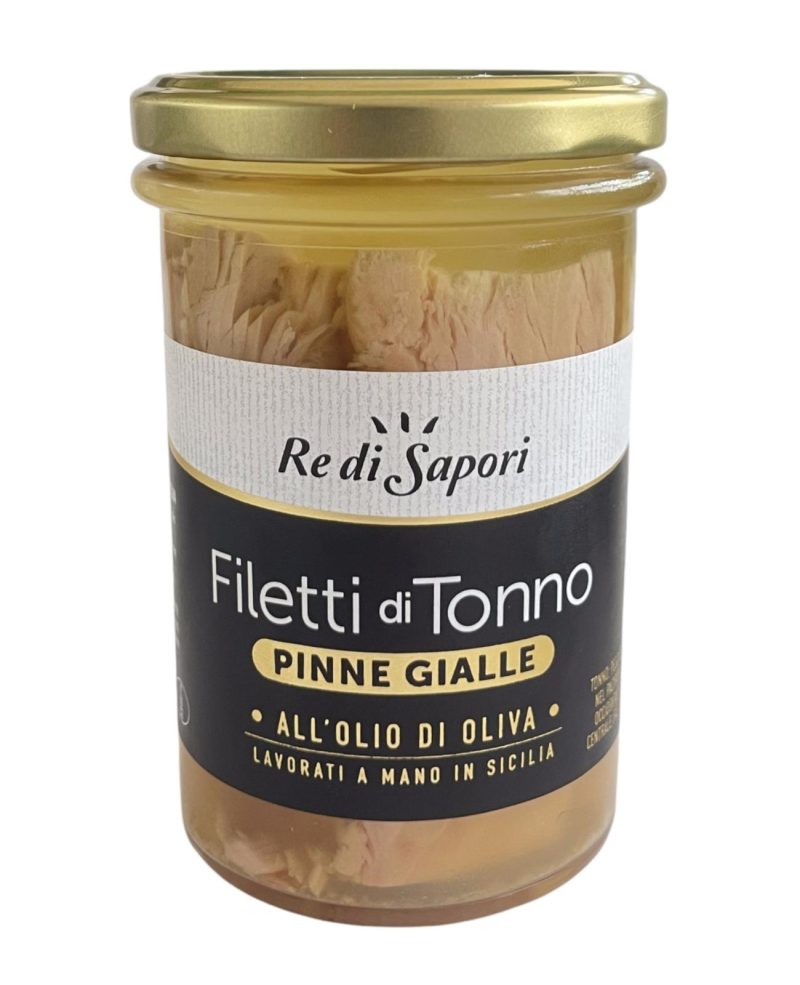 Re di Sapori Filetti di Tonno Pinne Gialle all'olio di oliva 300 g