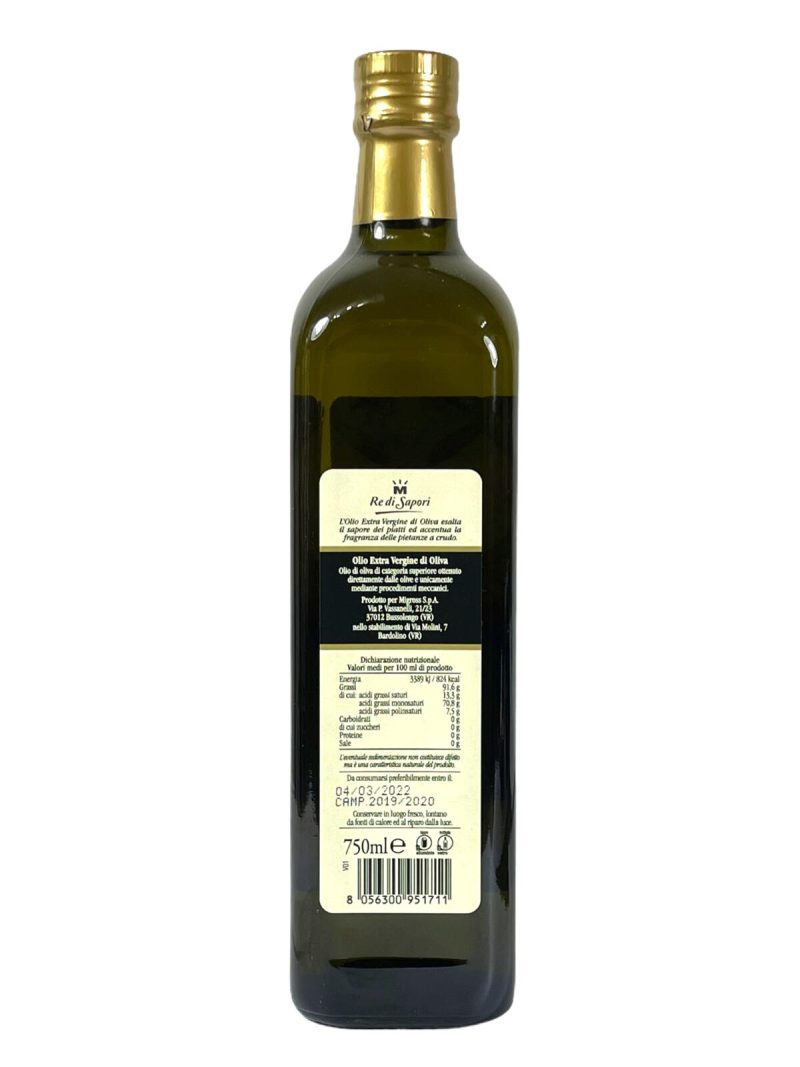 Re di Sapori Olio Extra Vergine 100% Italiano 750 ml