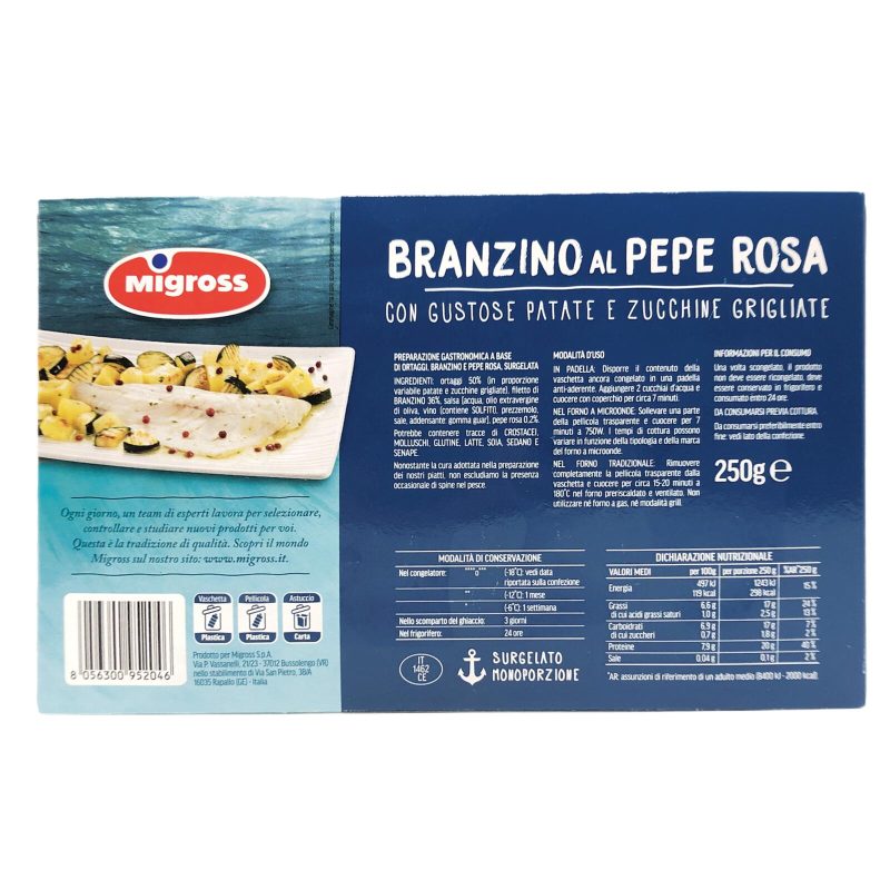 Migross Branzino al pepe rosa 250 g